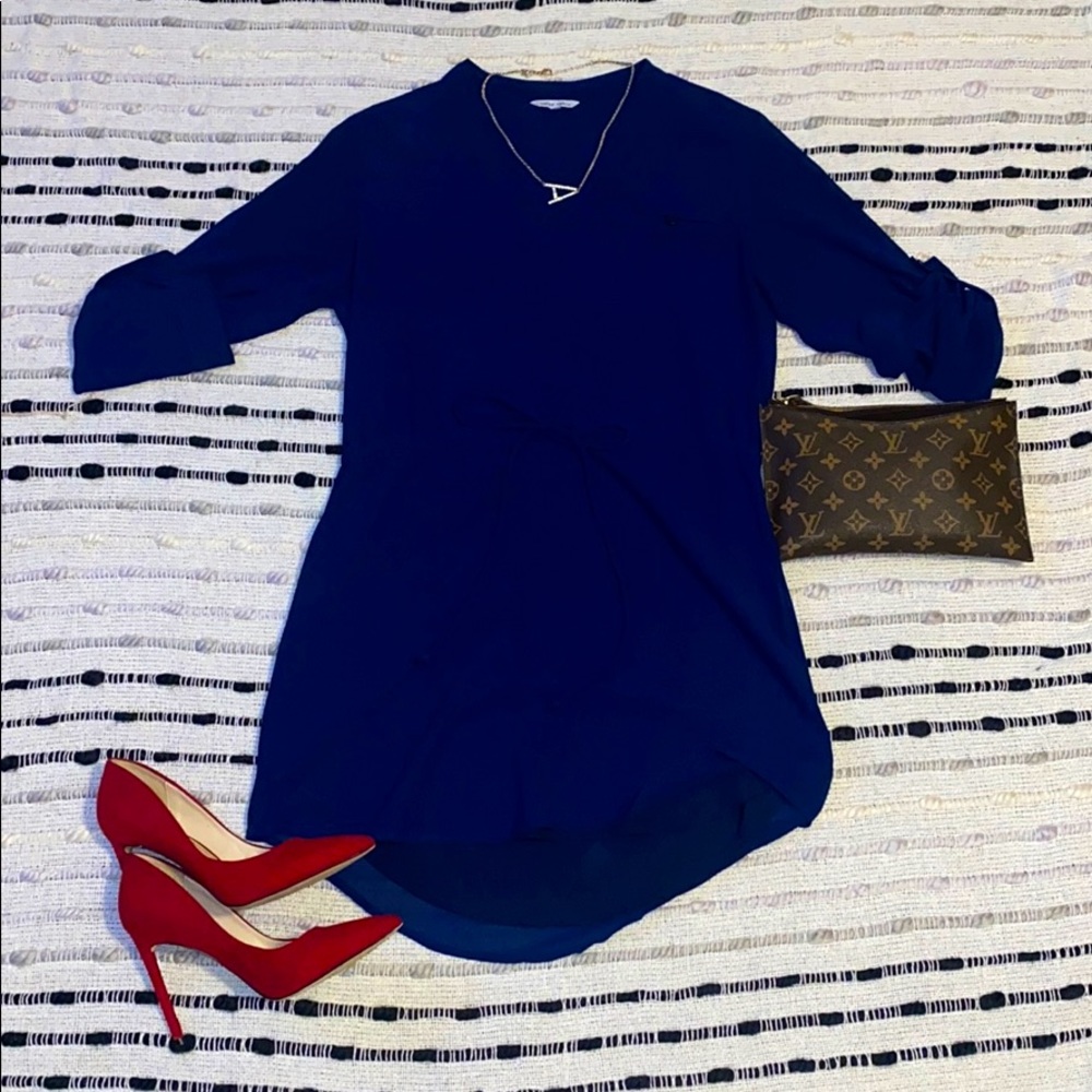 Navy blue dress